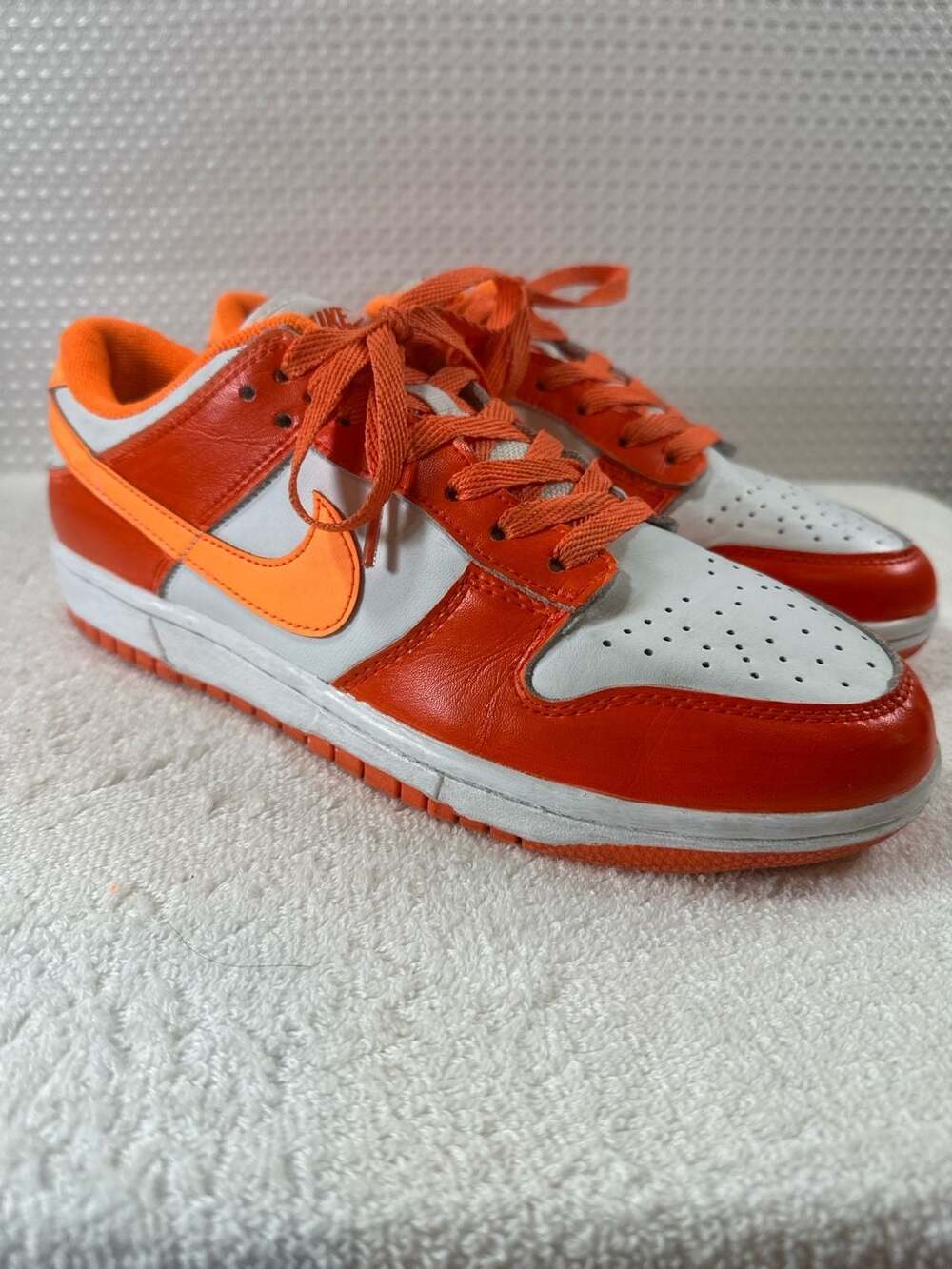 Nike Dunk Low SP 'Syracuse' Orange White CU1726-101 Size 7